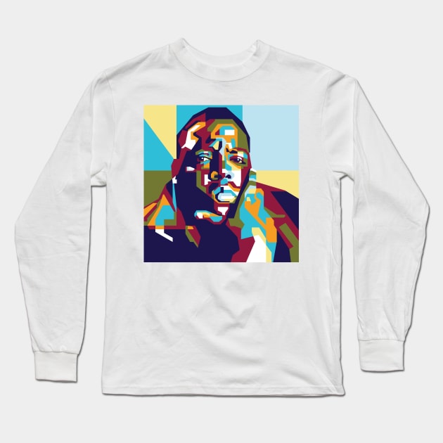 Abstract rapper popart Long Sleeve T-Shirt by smd90